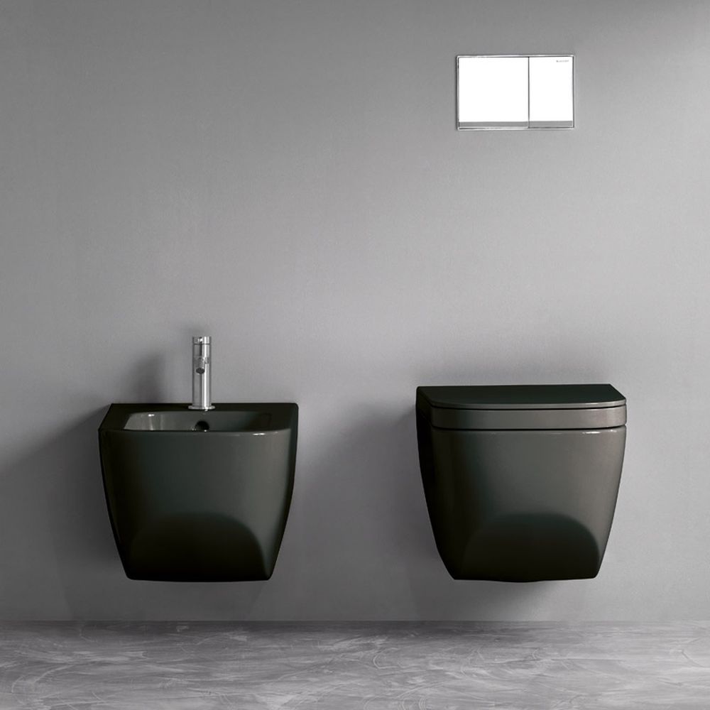 Vas wc suspendat rimless culoare negru mat Hatria Next [2]