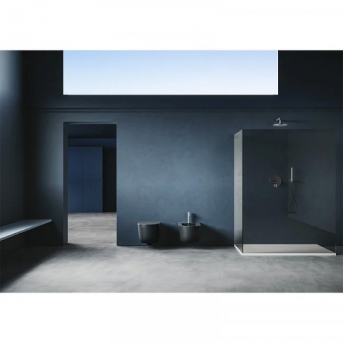 Vas wc suspendat rimless negru mat, Pure Vortex, Hatria Futura [2]