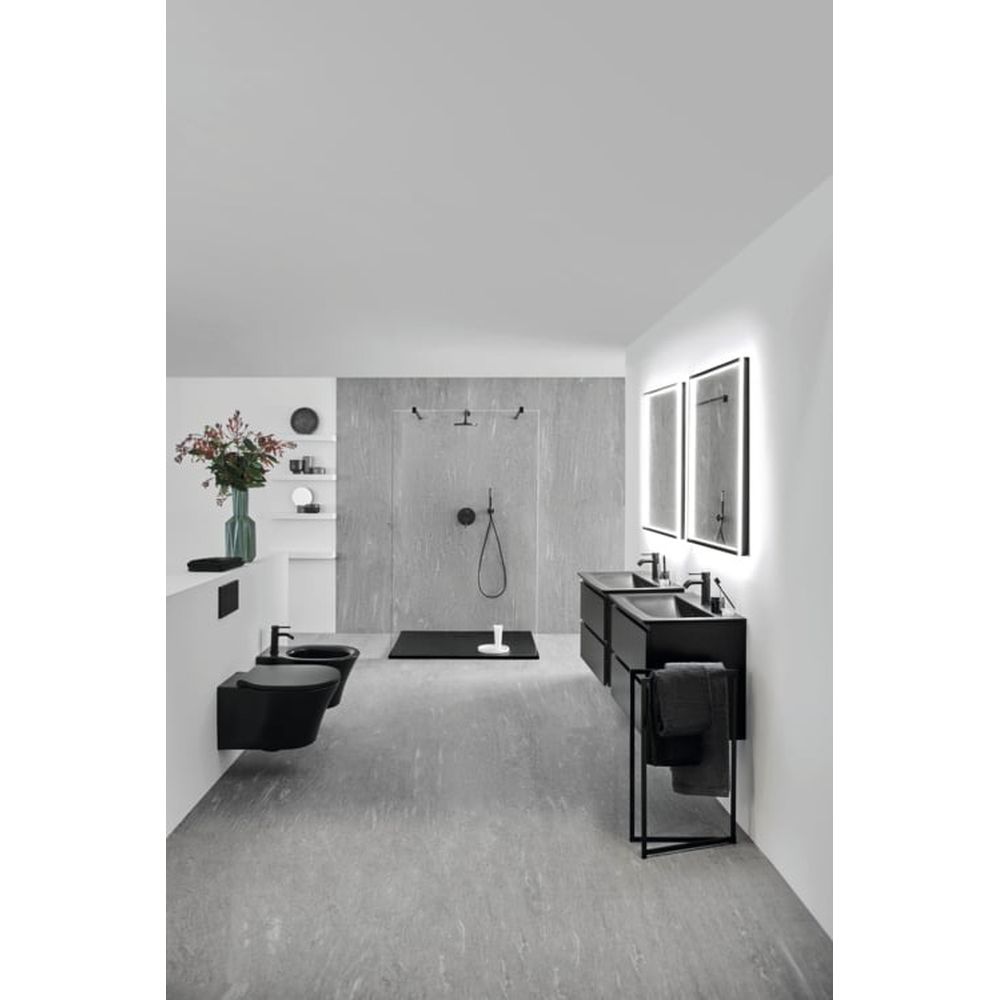Vas wc suspendat rimless plus Ideal Standard Connect Air negru mat cu capac inclus [5]