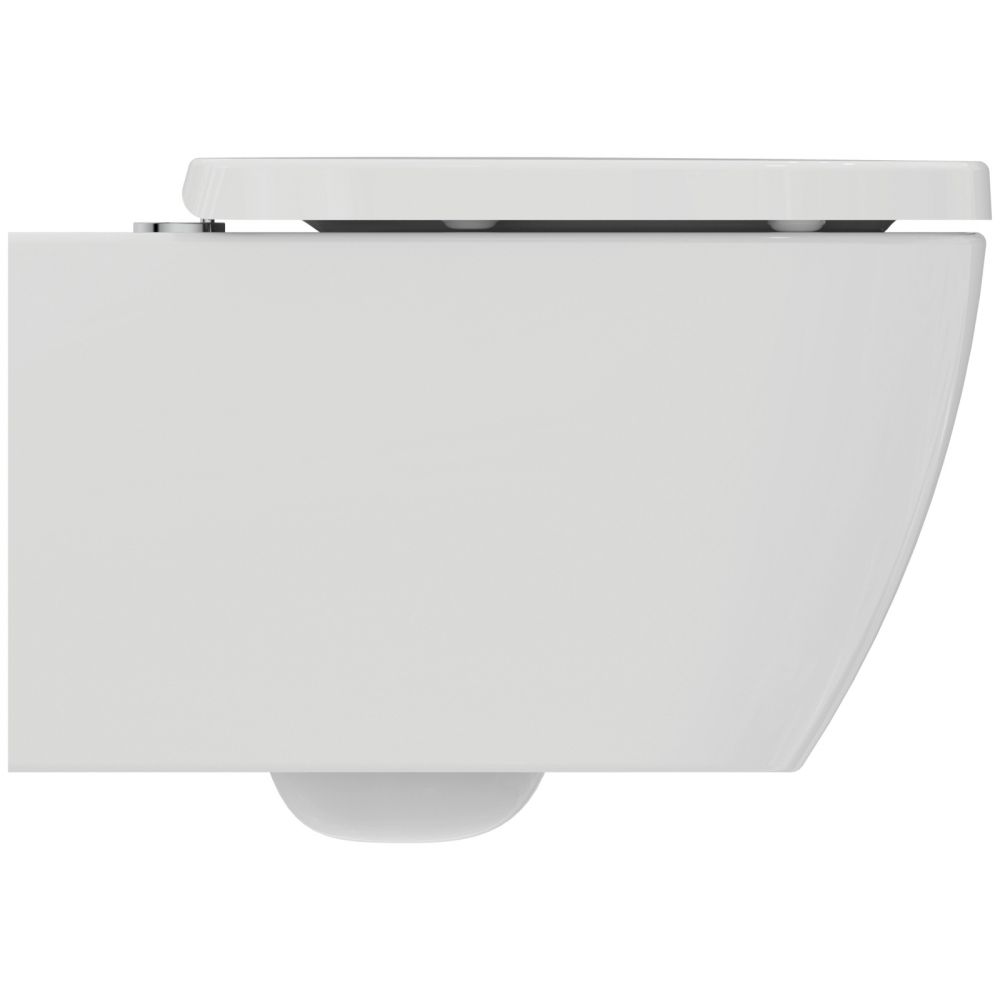 Vas wc suspendat rimless plus Ideal Standard i.life B alb lucios cu capac soft close inclus [3]