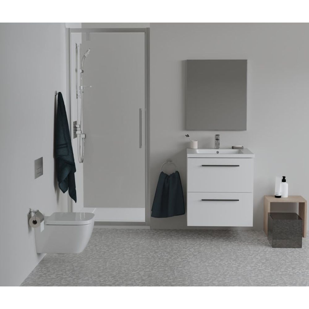 Vas wc suspendat rimless plus Ideal Standard i.life B alb lucios cu capac soft close inclus [5]