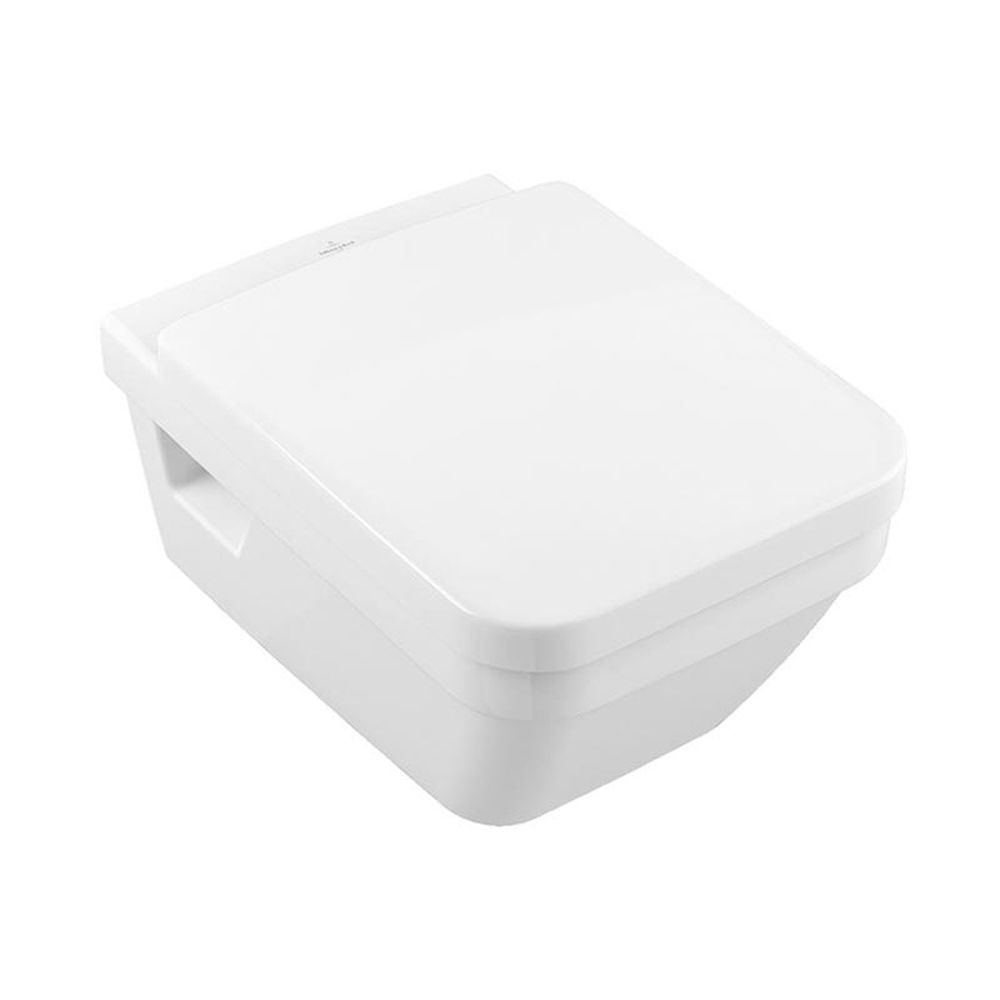 Vas wc suspendat rimless cu capac soft close, dreptunghiular, Villeroy & Boch Architectura [2]