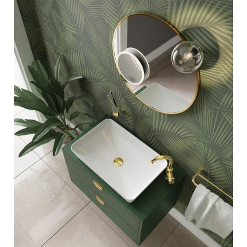 Ventil lavoar baie click-clack auriu lucios cu preaplin Deante [2]