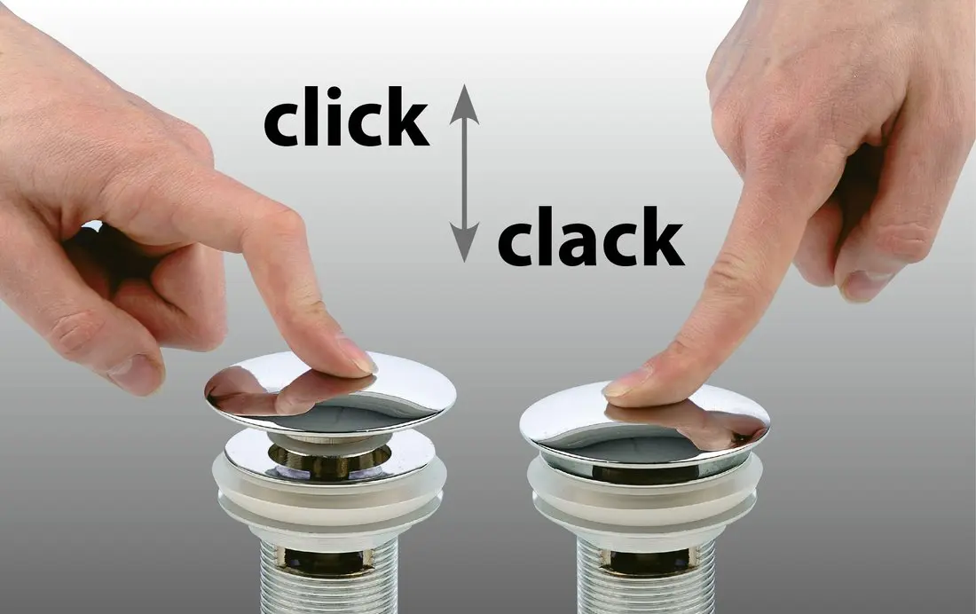 Ventil lavoar cu click-clack,  capac ceramic alb, cu preaplin, Isvea Infinity [3]