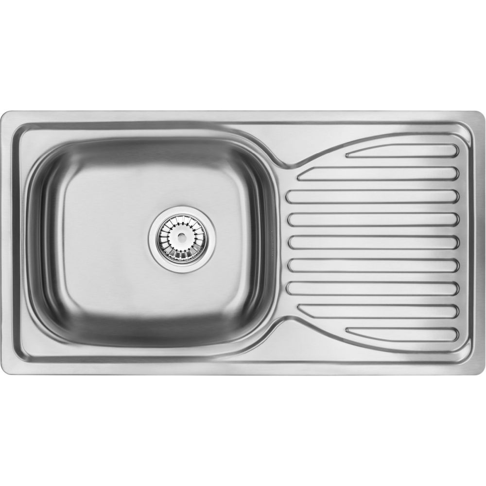 Set chiuveta bucatarie inox cu baterie bucatarie Deante, Doppio [2]