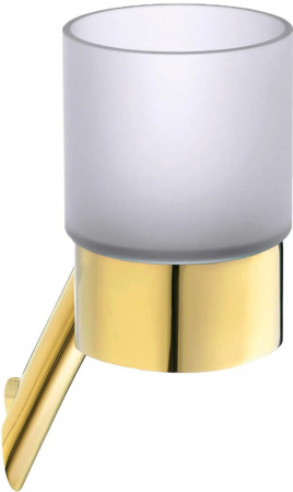 Set coloana de dus si baterie lavoar inalta Deante Alpinia cu accesorii Deante Silia, auriu lucios [6]