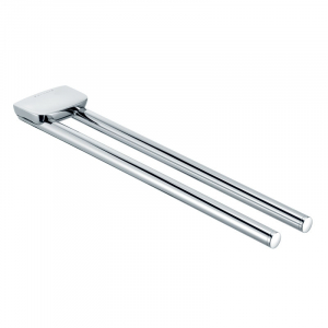 Cuiere si suport prosoape - Suport prosop baie dublu crom 40 cm Kludi, Amba