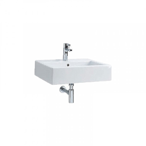 Chiuvete baie - Lavoar baie suspendat alb lucios 50 cm, dreptunghiular, Kolo Twins