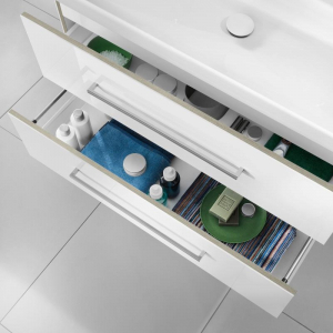 Mobilier lavoar baie alb cu 2 sertare Villeroy & Boch, Avento [3]