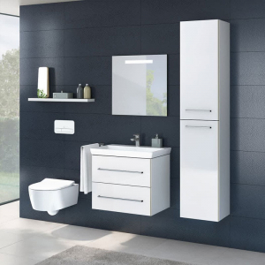 Mobilier lavoar baie alb cu 2 sertare Villeroy & Boch, Avento [2]
