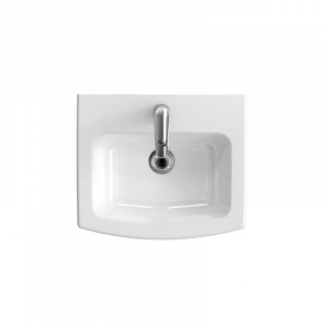 Lavoar baie suspendat alb lucios 60 cm Cersanit Easy [1]