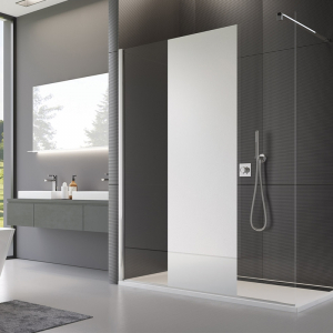 Paravan dus sticla 100x200 cm, cu cadru metalic Sanswiss Pur [1]