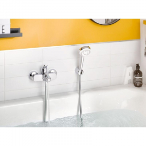 Baterie cada sau dus crom Kludi, Pure & Easy [1]