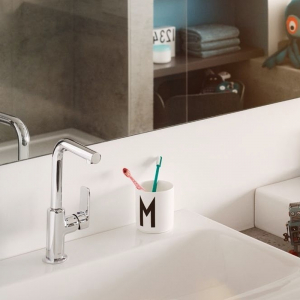 Baterie lavoar crom lucios, ventil inclus, Kludi Pure & Style [1]