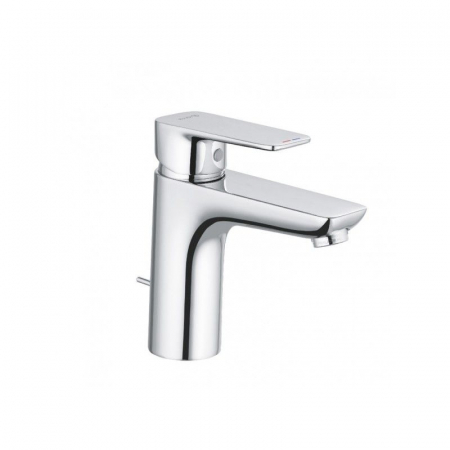 Baterii baie - Baterie lavoar cu ventil metalic, culoare crom, Kludi, Pure & Style