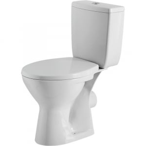 Baie - Set vas Wc cu rezervor si capac din polipropilena Cersanit, Senator