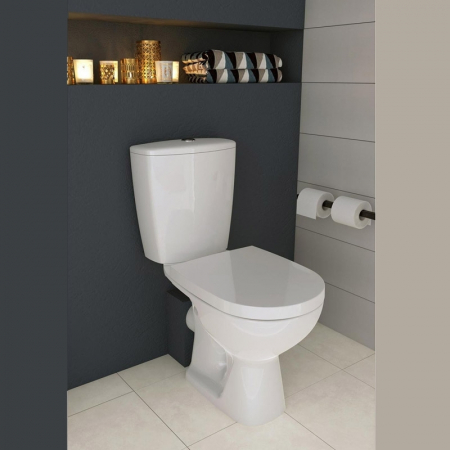 Vas WC rimless cu rezervor si capac Soft-Close inclus, Cersanit, Arteco New [1]