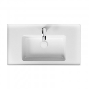 Lavoar baie incastrat alb 80 cm Cersanit Crea [1]