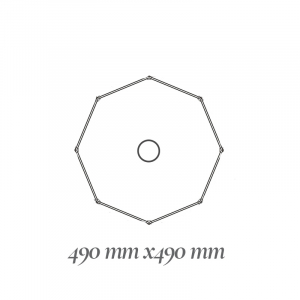 Chiuveta baie pe blat neagra,Fluminia, Black Diamond [7]