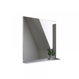 Mobilier baie - Oglinda baie 65 cm cu etajera alba Kolpasan, Evelin