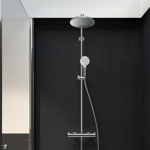 Coloana de dus cu baterie termostata, culoare crom, Hansgrohe Crometta S240 [3]