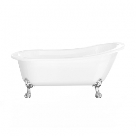 Cazi baie - Cada baie freestanding retro cu picioare crom, 170 x 76 cm, Florida, Dido