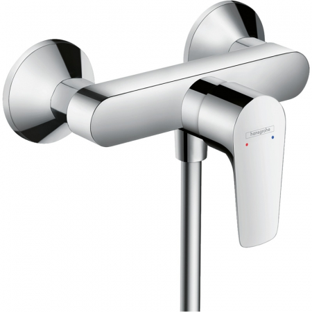 Baterii baie - Baterie dus perete culoare crom Hansgrohe, Talis E