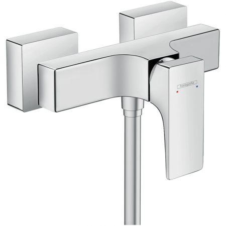 Baterii dus - Baterie dus perete culoare crom Hansgrohe, Metropol