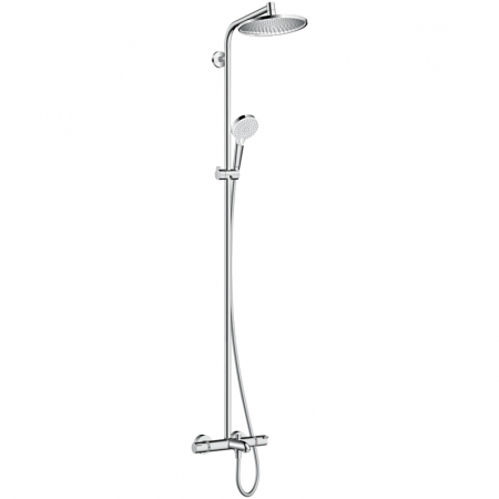 Coloane de dus - Set dus cu baterie cada termostatata inclusa crom Hansgrohe, Crometta S