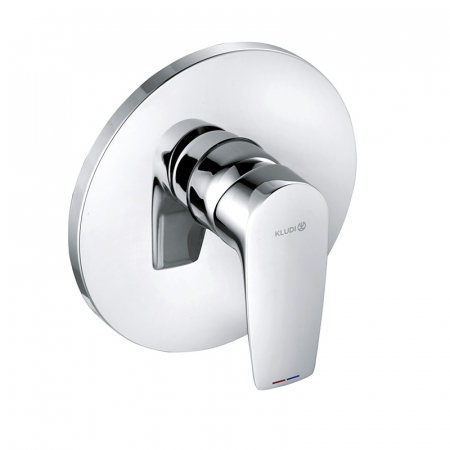 Baterii dus - Baterie dus Kludi Pure & Solid incastrata pentru corp ingropat, crom
