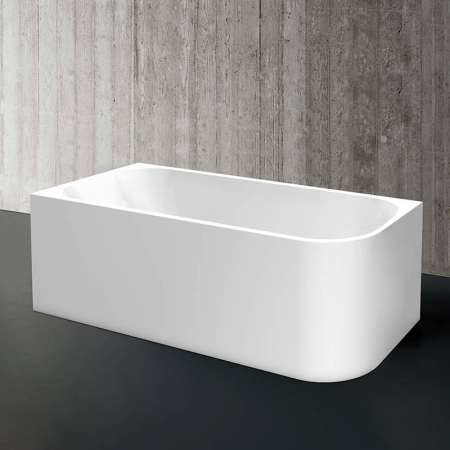 Cada baie freestanding dreptunghiulara 150 x 75 cm alba, orientare stanga, Florida Maugli [1]