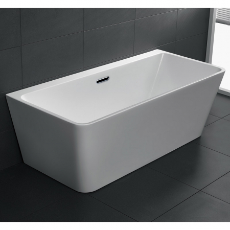 Cada baie freestanding la perete cu preaplin dreptunghiulara 170 x 80 cm Alvaro Florida [1]