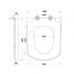 Capac wc soft close Cersanit, Easy [2]