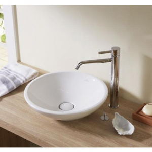 Lavoar pe blat alb lucios 43 cm, rotund, Villeroy & Boch, Loop & Friends [2]