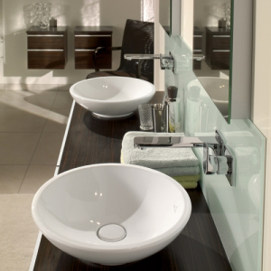 Lavoar pe blat alb lucios 43 cm, rotund, Villeroy & Boch, Loop & Friends [4]