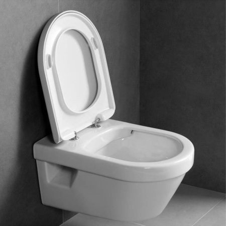 Set vas wc suspendat rimless Villeroy&Boch Architectura cu capac soft close, direct flush [1]