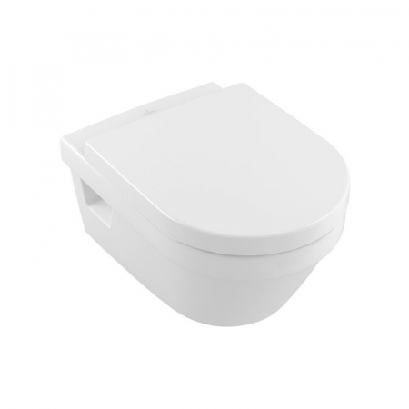 Baie - Set vas wc suspendat rimless Villeroy&Boch Architectura cu capac soft close, direct flush