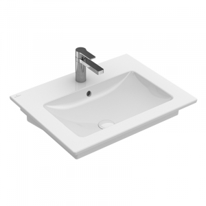 Chiuvete baie - Lavoar baie suspendat alb lucios 60 cm, dreptunghiular, Villeroy & Boch Venticello