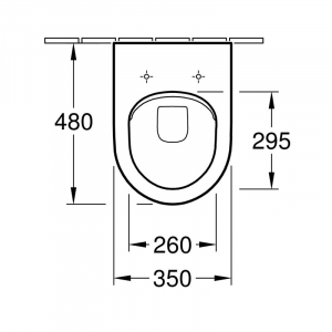 Vas wc suspendat rimless cu capac soft close, rotund, Villeroy & Boch Architectura [3]
