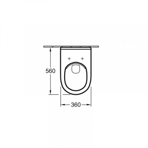 Set vas Wc suspendat rimless cu capac soft close si bideu Villeroy & Boch, Novo [3]