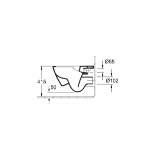 Vas WC suspendat rimless cu capac soft close inclus Villeroy & Boch, Subway [5]