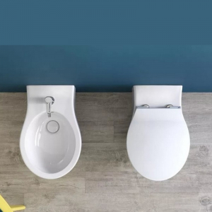 Vas de toaleta rimless cu evacuare universala Hatria, Le Fiabe [2]
