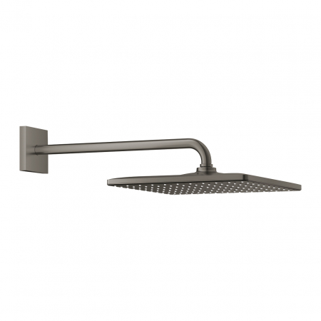 Brate si palarii dus - Palarie si brat de dus Grohe Rainshower Mono Cube 310 antracit periat Hard Graphite