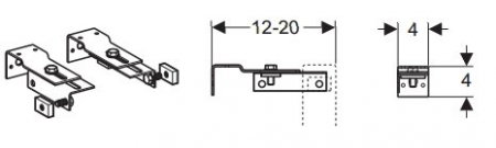 Set fixare Geberit pentru Duofix UP 182 [1]