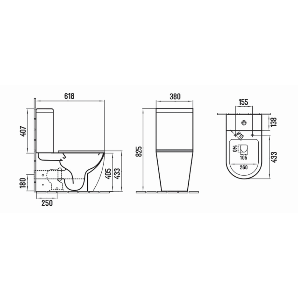Set vas wc stativ rimless Foglia Oslo cu rezervor si capac soft close inclus plus dulap baie suspendat 2 sertare si lavoar [6]
