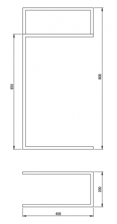 Suport prosop negru freestanding, MOKKO [6]