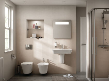 Vas wc suspendat Ideal Standard Connect Air AquaBlade alb lucios cu capac soft close inclus [3]