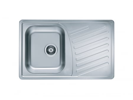 Chiuvete bucatarie inox - Chiuveta bucatarie inox satin cu picurator, reversibila, Alveus Elegant 30