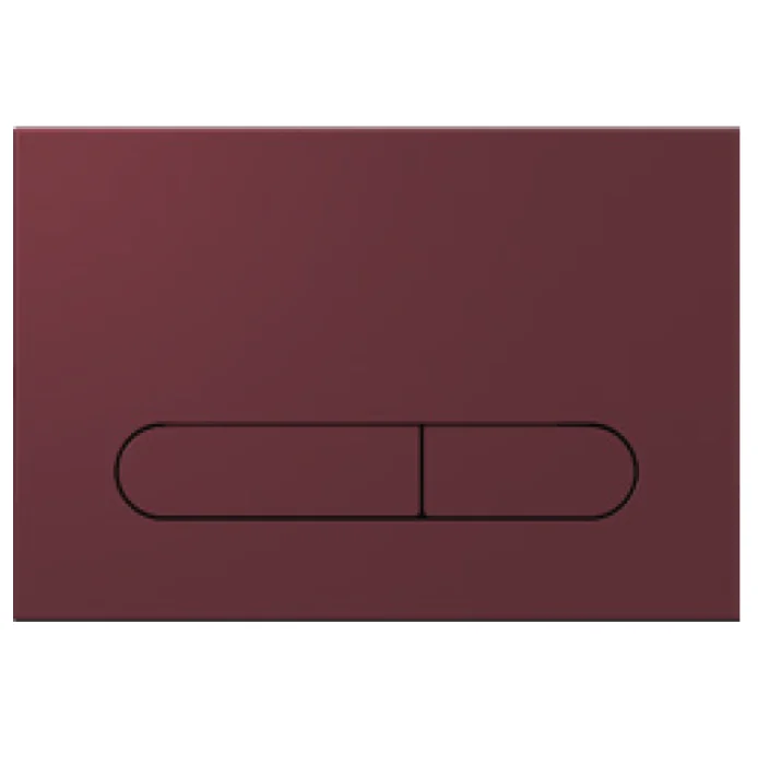Set vas WC suspendat bordo rimless Sapho Infinity cu rezervor încastrat Isvea și clapetă bordo mat [2]