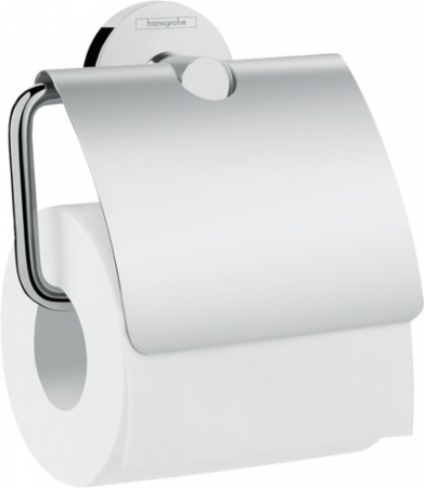 Accesorii toaleta - Suport hartie igienica culoare crom Hansgrohe, Logis Universal
